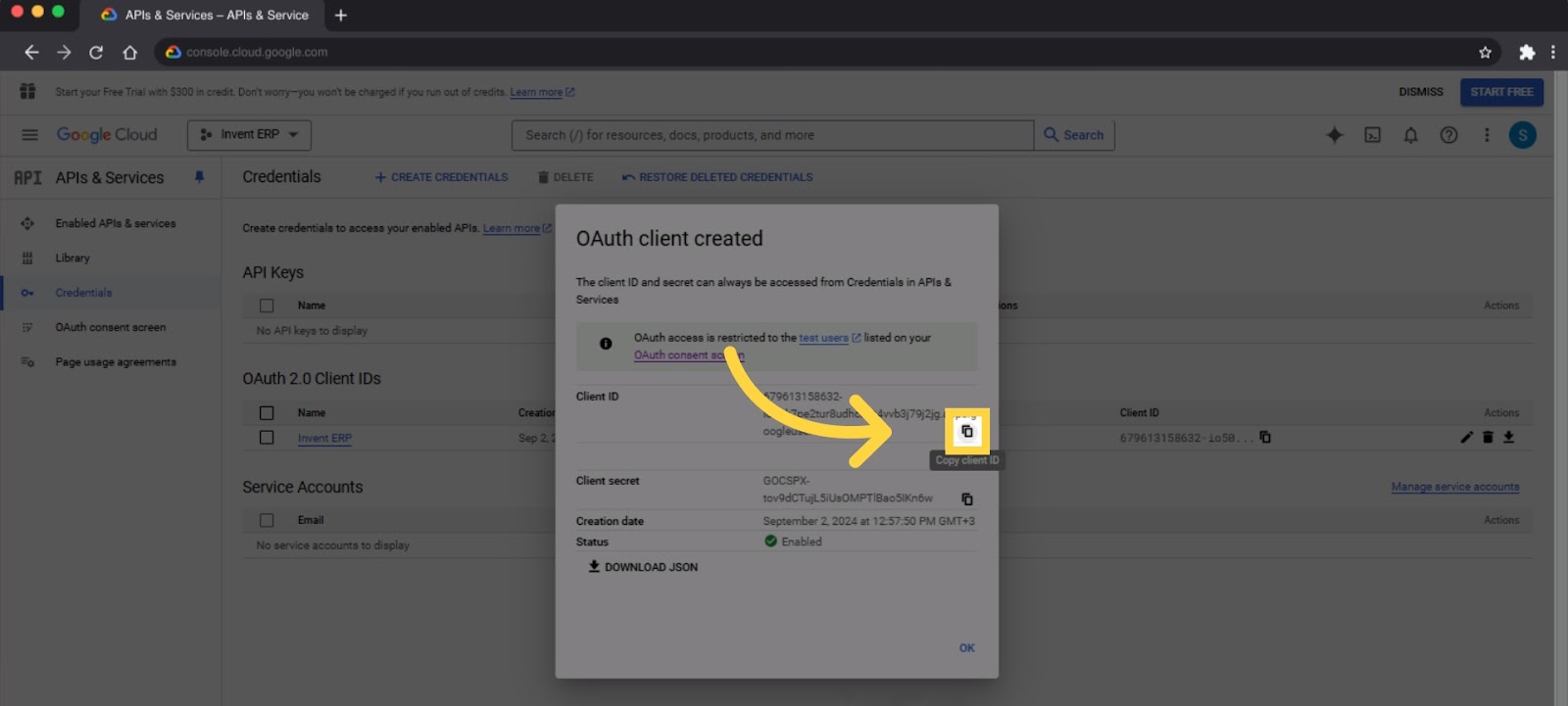 Step 39 - Google OAuth